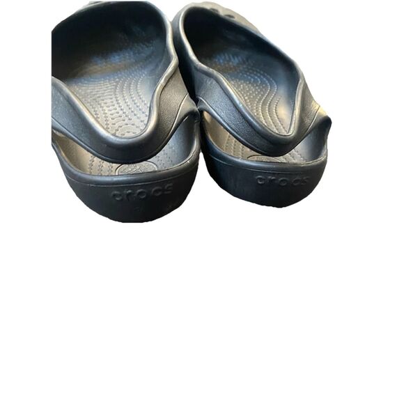 Crocs Womens Kadee Flat Ballet Slip On Comfort Size 9 Shoes Sandals Black - Picture 6 of 9